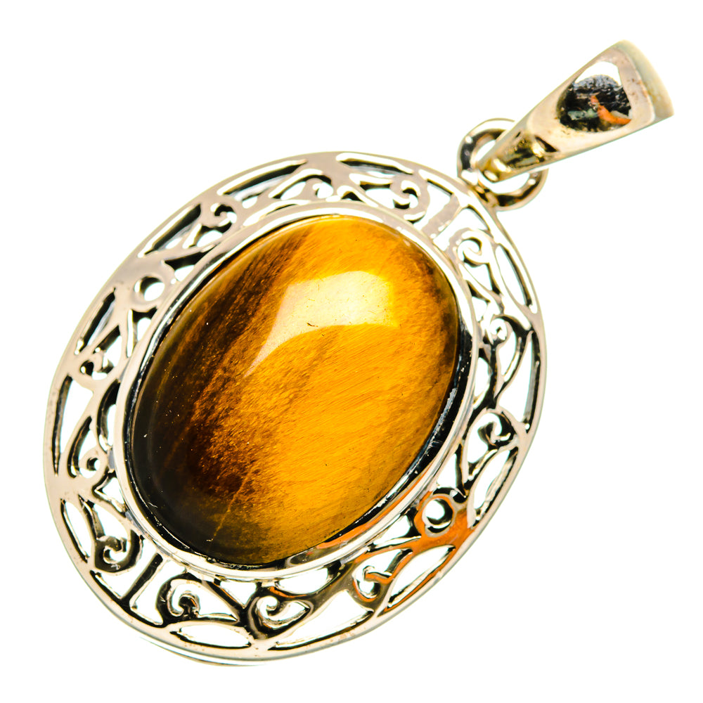 Tiger Eye Pendants handcrafted by Anasilvercos - PD9902