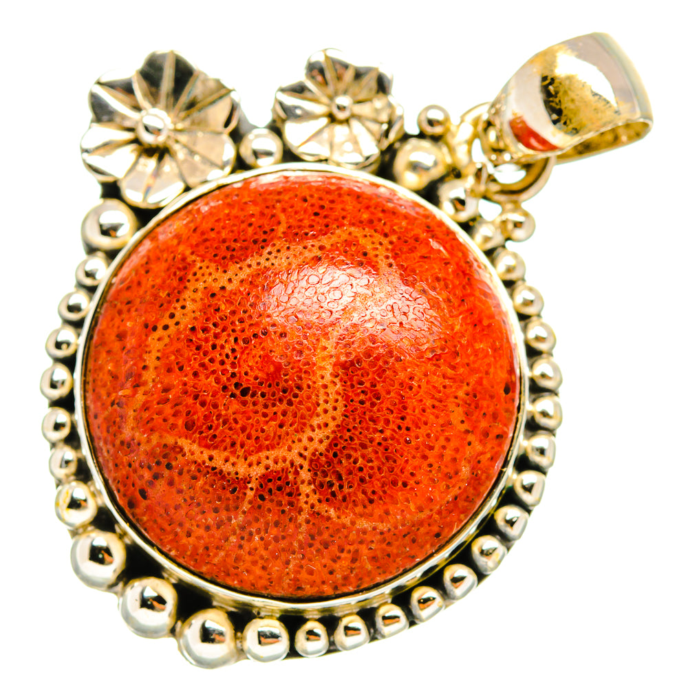 Sponge Coral Pendants handcrafted by Anasilvercos - PD9911