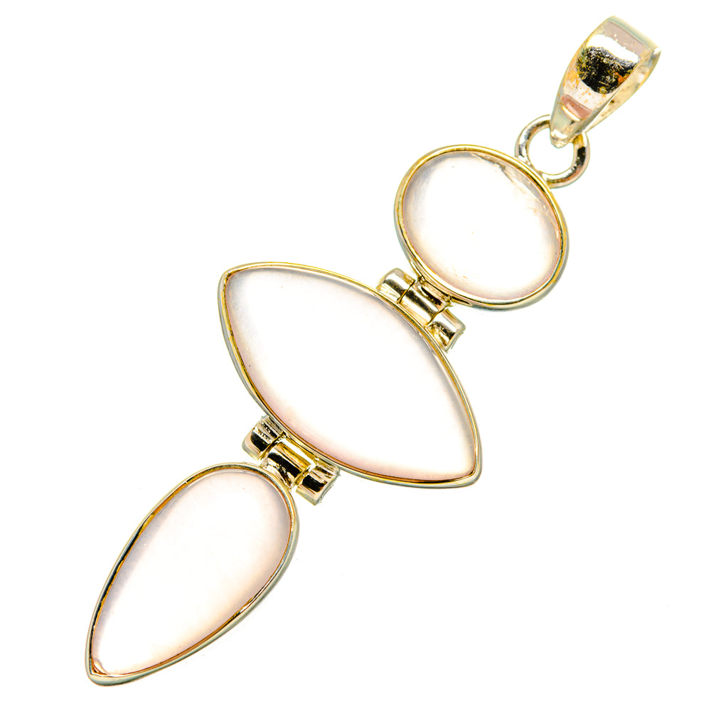 Rose Quartz Pendants handcrafted by Anasilvercos - PD9912
