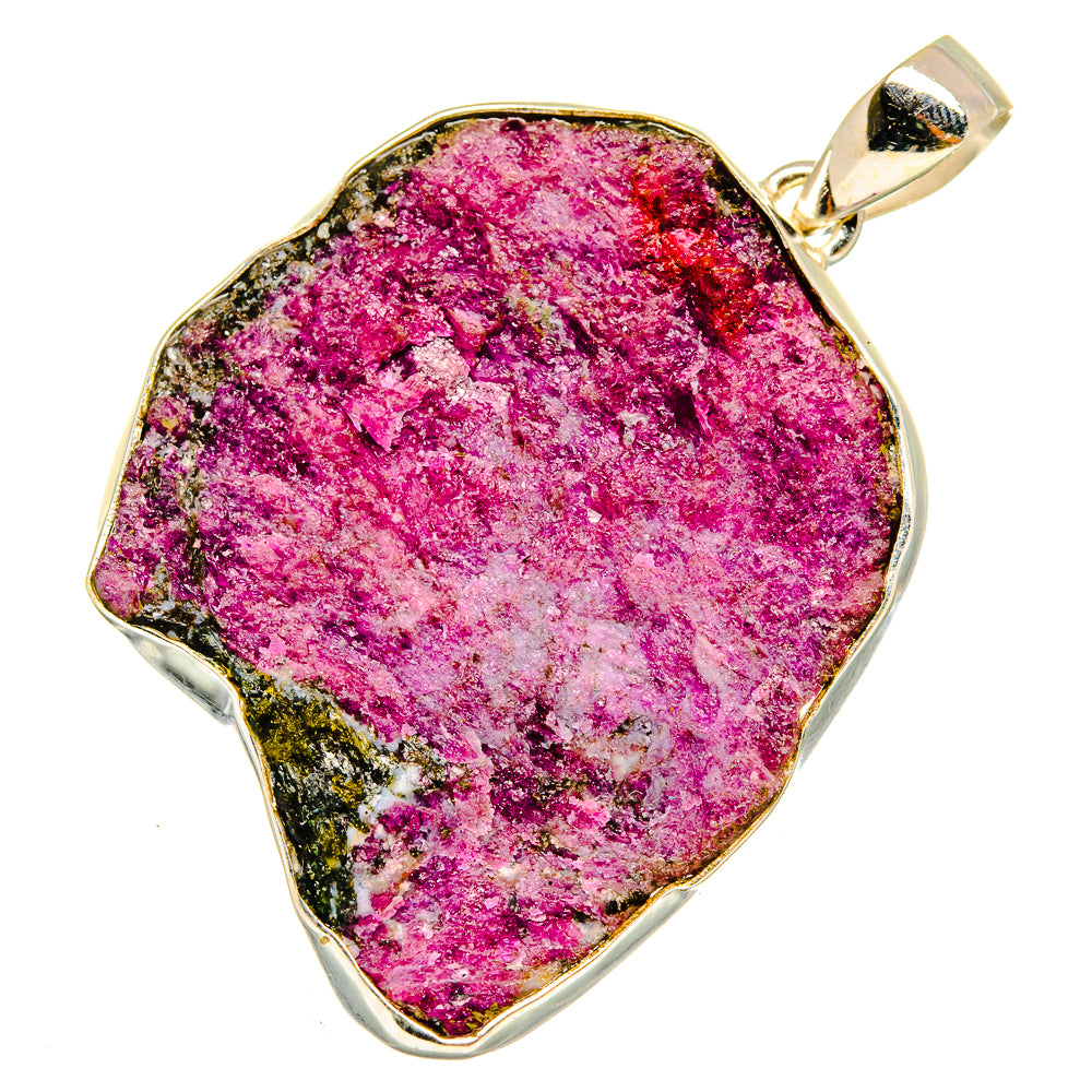 Ruby Zoisite Pendants handcrafted by Anasilvercos - PD9931