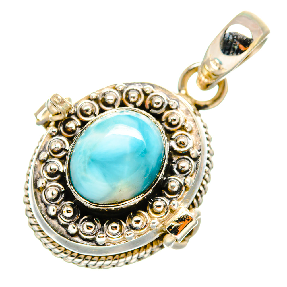 Larimar Pendants handcrafted by Anasilvercos - PD9936
