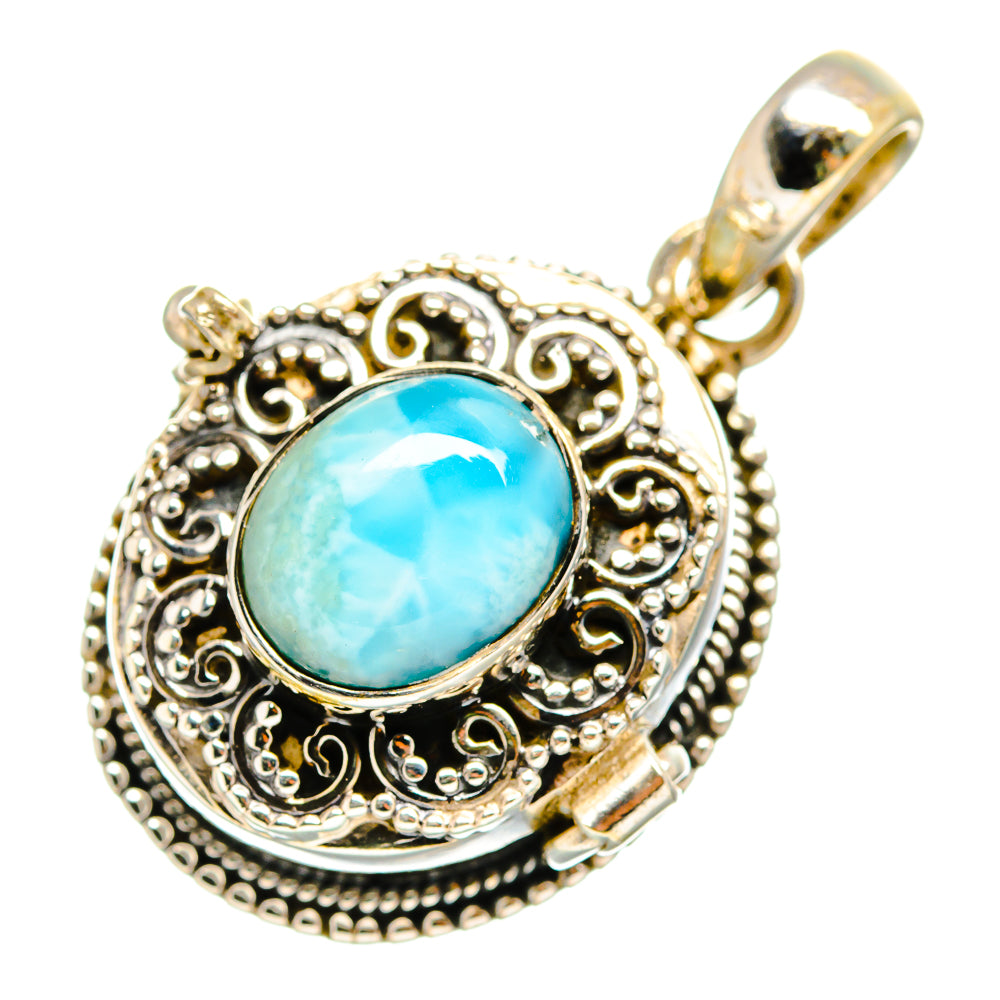 Larimar Pendants handcrafted by Anasilvercos - PD9937
