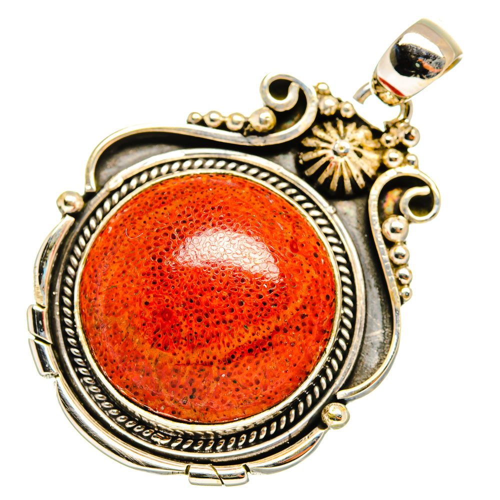 Sponge Coral Pendants handcrafted by Anasilvercos - PD9983
