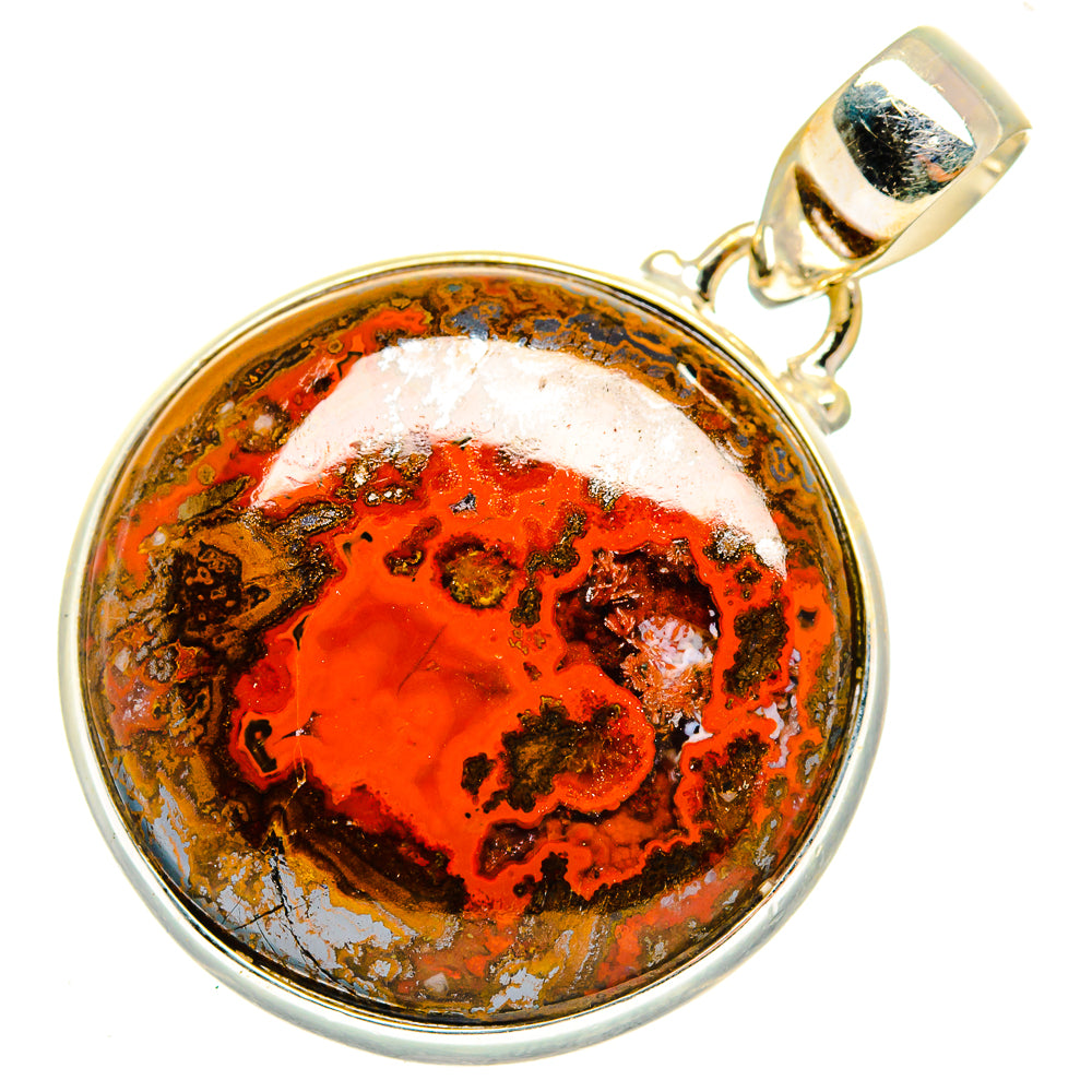 Moroccan Agate Pendants handcrafted by Anasilvercos - PD9984