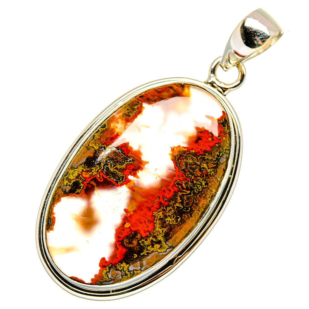 Moroccan Agate Pendants handcrafted by Anasilvercos - PD9993