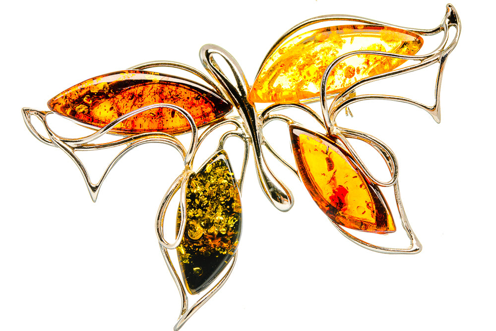 Baltic Amber Pendants handcrafted by Anasilvercos - PINS-pd3365 - Photo 2