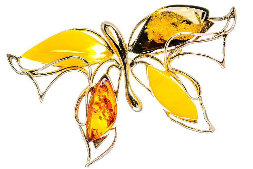 Baltic Amber Pendants handcrafted by Anasilvercos - PINS-pd3366 - Photo 2