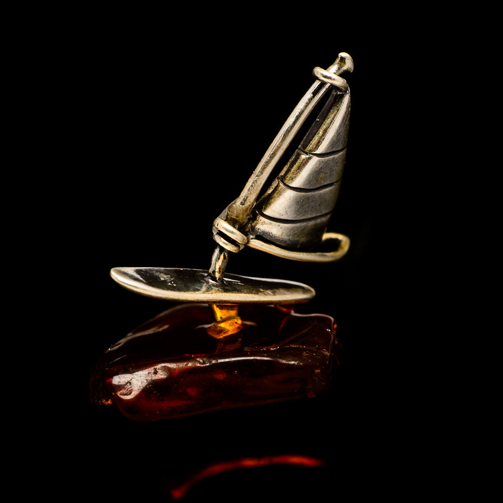 Baltic Amber Charms handcrafted by Anasilvercos - PW1002