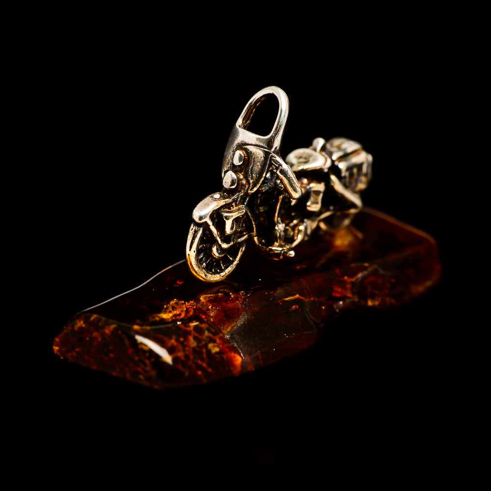 Baltic Amber Charms handcrafted by Anasilvercos - PW1011