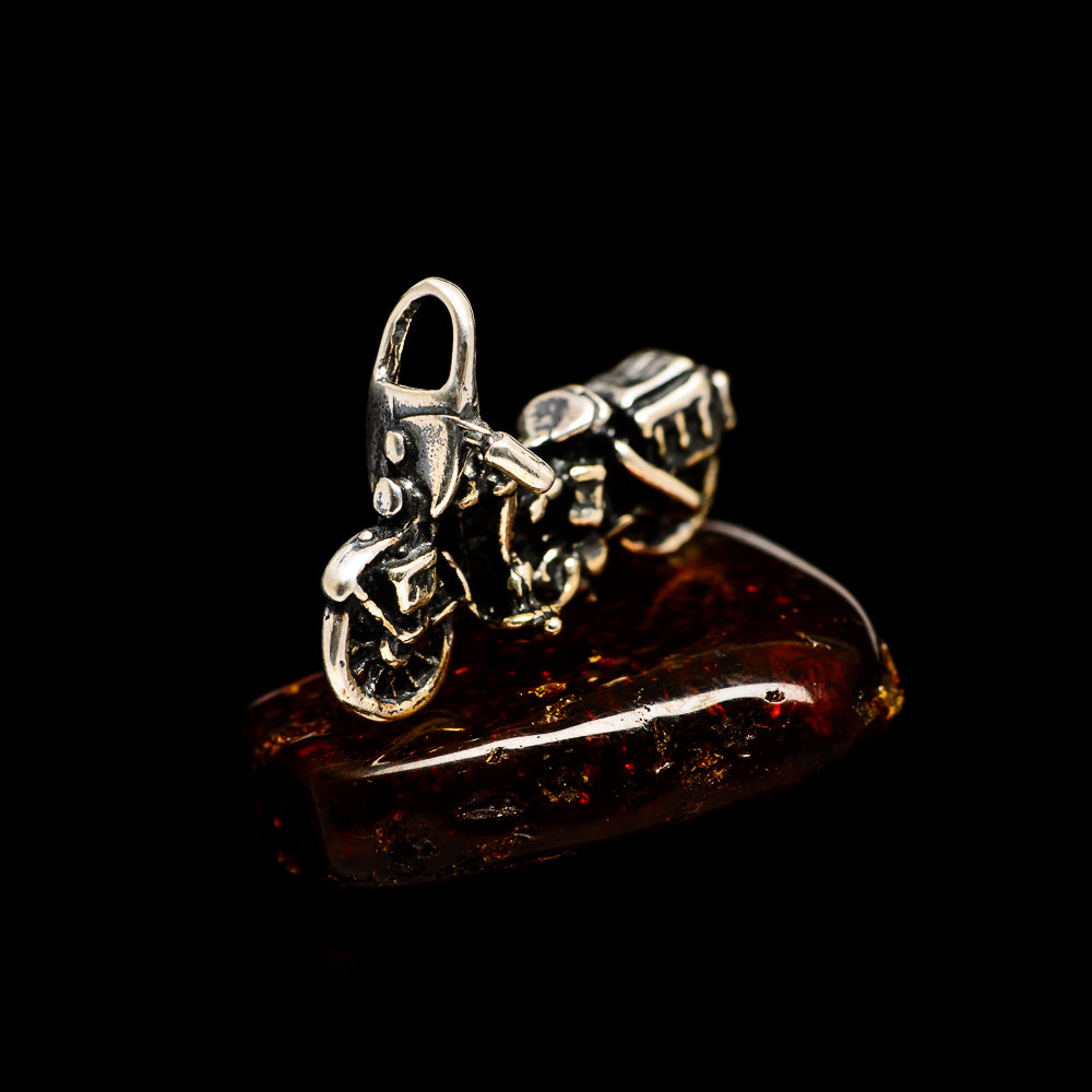 Baltic Amber Charms handcrafted by Anasilvercos - PW1014