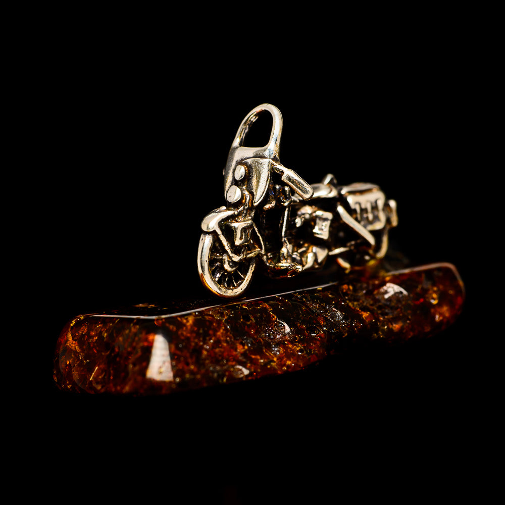 Baltic Amber Charms handcrafted by Anasilvercos - PW1015