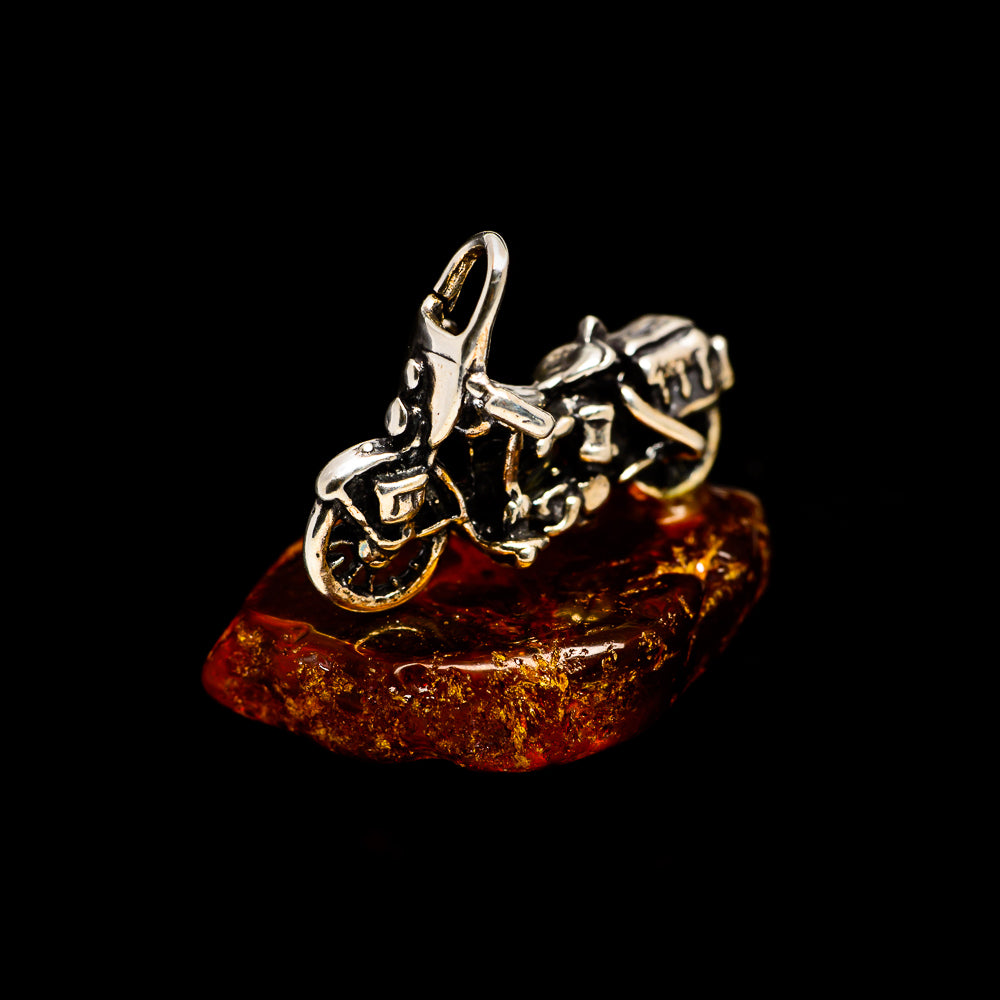 Baltic Amber Charms handcrafted by Anasilvercos - PW1018