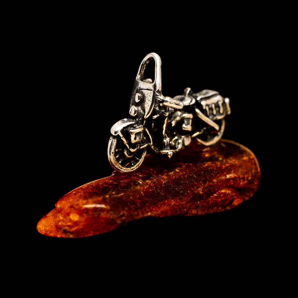Baltic Amber Charms handcrafted by Anasilvercos - PW1019
