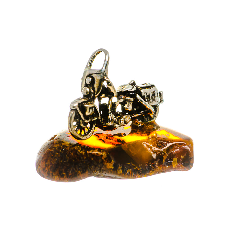 Baltic Amber Charms handcrafted by Anasilvercos - PW1010