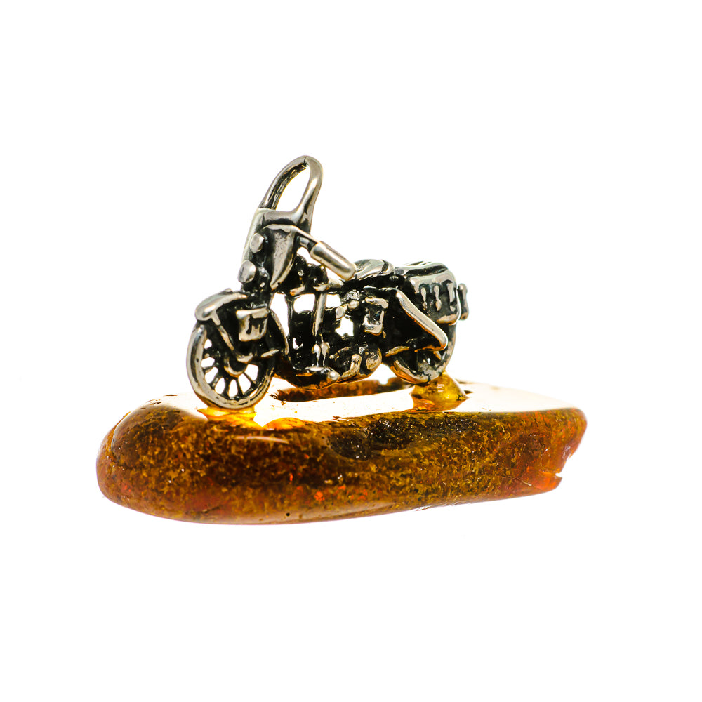 Baltic Amber Charms handcrafted by Anasilvercos - PW1020