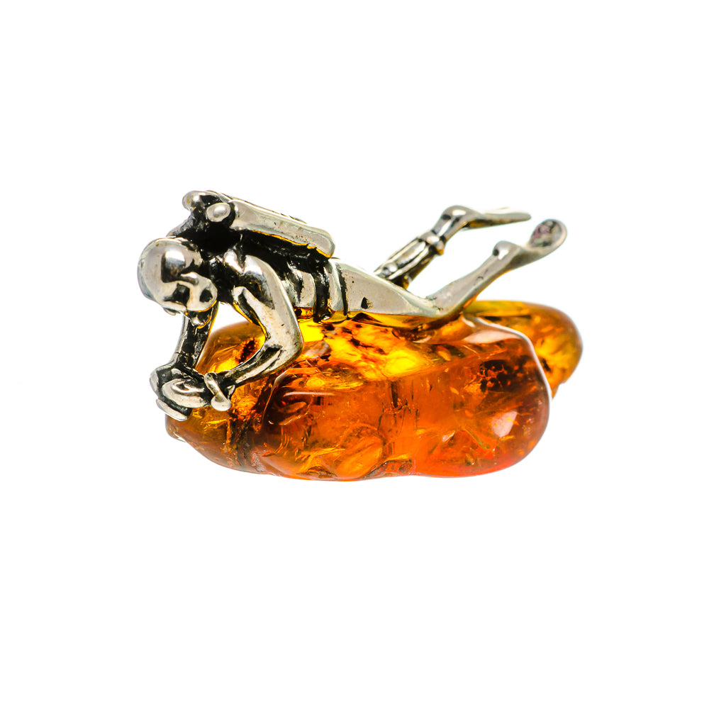 Baltic Amber Charms handcrafted by Anasilvercos - PW1043