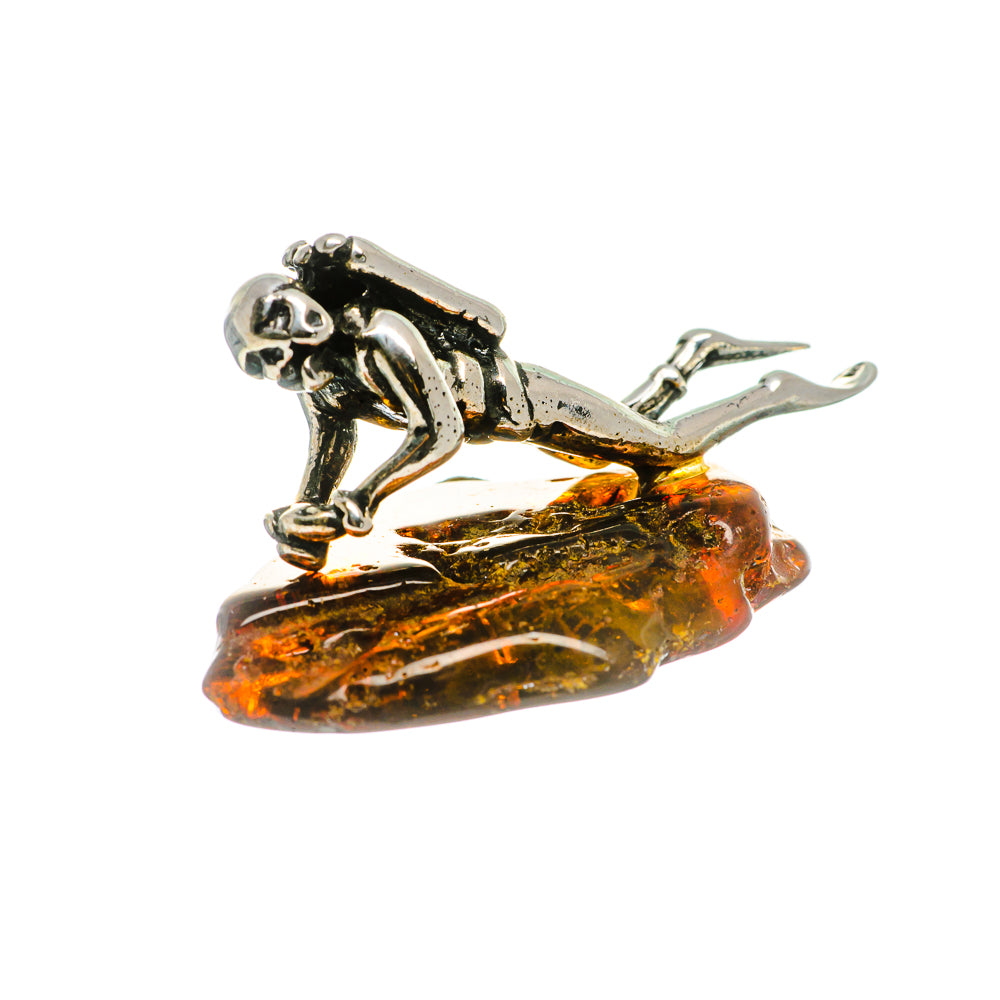 Baltic Amber Charms handcrafted by Anasilvercos - PW1047
