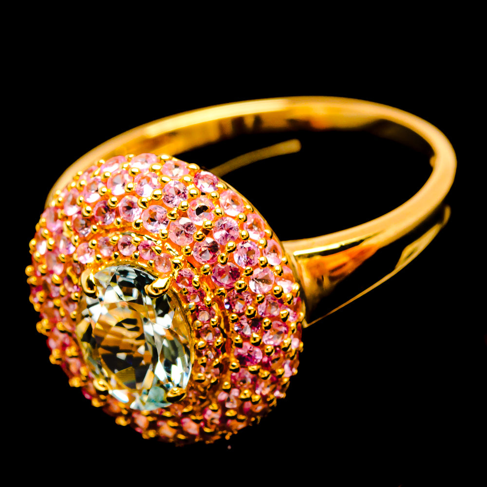 Aquamarine Rings handcrafted by Anasilvercos - R0596-AQM