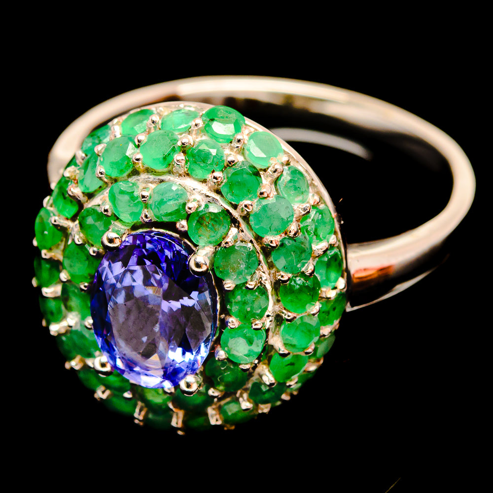 Tanzanite Rings handcrafted by Anasilvercos - R0596-TZ