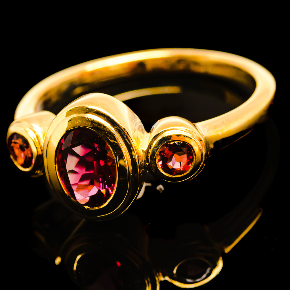 Pink Tourmaline Rings handcrafted by Anasilvercos - R0917-PTOUR