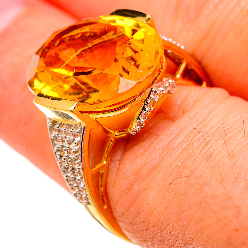 Citrine Rings handcrafted by Anasilvercos - RING100554 - Photo 3
