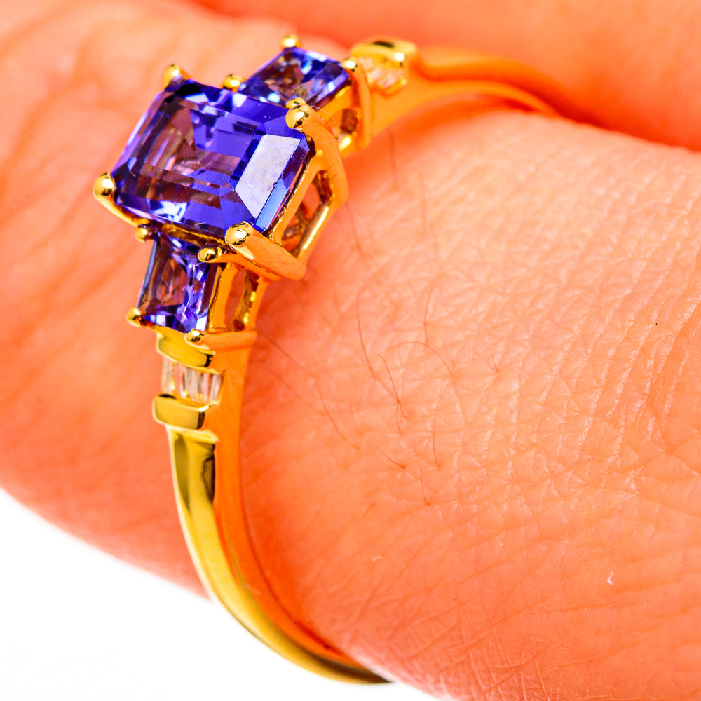 Tanzanite Rings handcrafted by Anasilvercos - RING100560