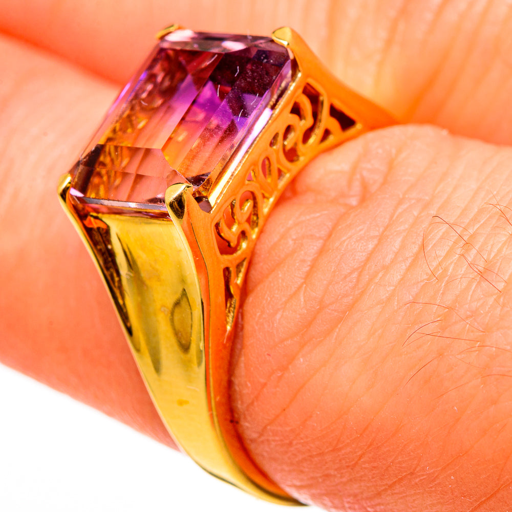 Ametrine Rings handcrafted by Anasilvercos - RING100573