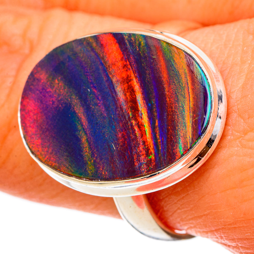 Aura Opal Rings handcrafted by Anasilvercos - RING101795 - Photo 3