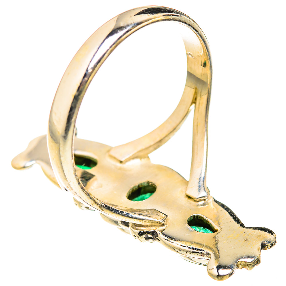 Zambian Emerald Rings handcrafted by Anasilvercos - RING127260 - Photo 3