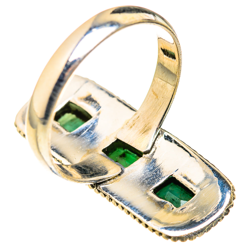 Zambian Emerald Rings handcrafted by Anasilvercos - RING127277 - Photo 3