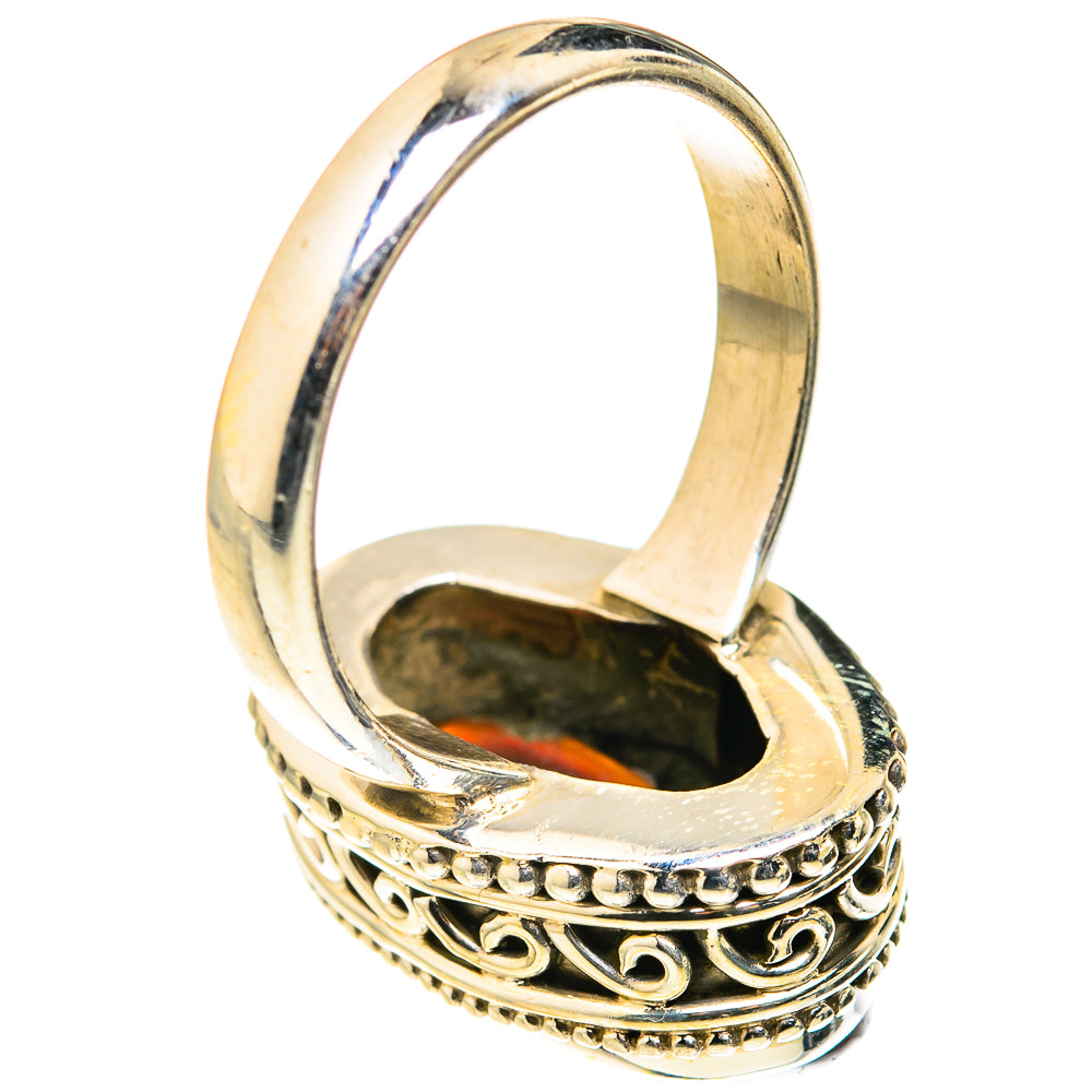Mexican Fire Agate Rings handcrafted by Anasilvercos - RING127280 - Photo 3