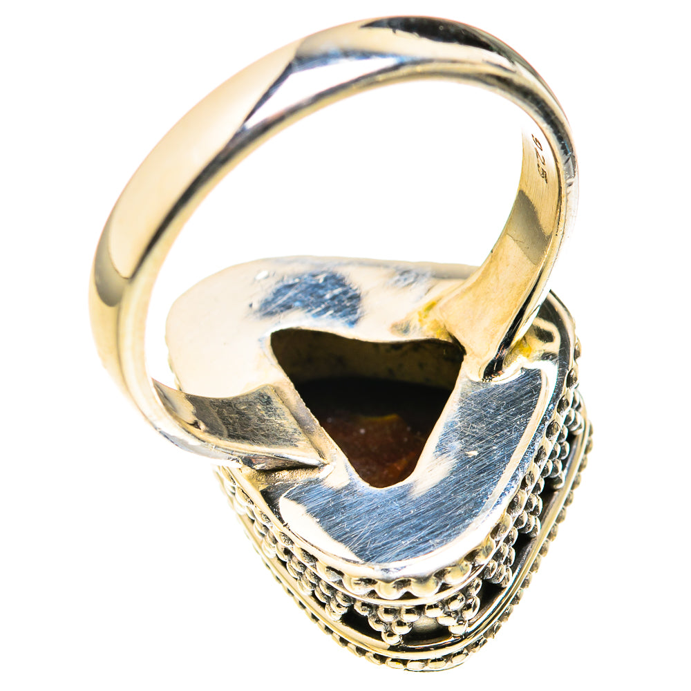 Mexican Fire Agate Rings handcrafted by Anasilvercos - RING127298 - Photo 3