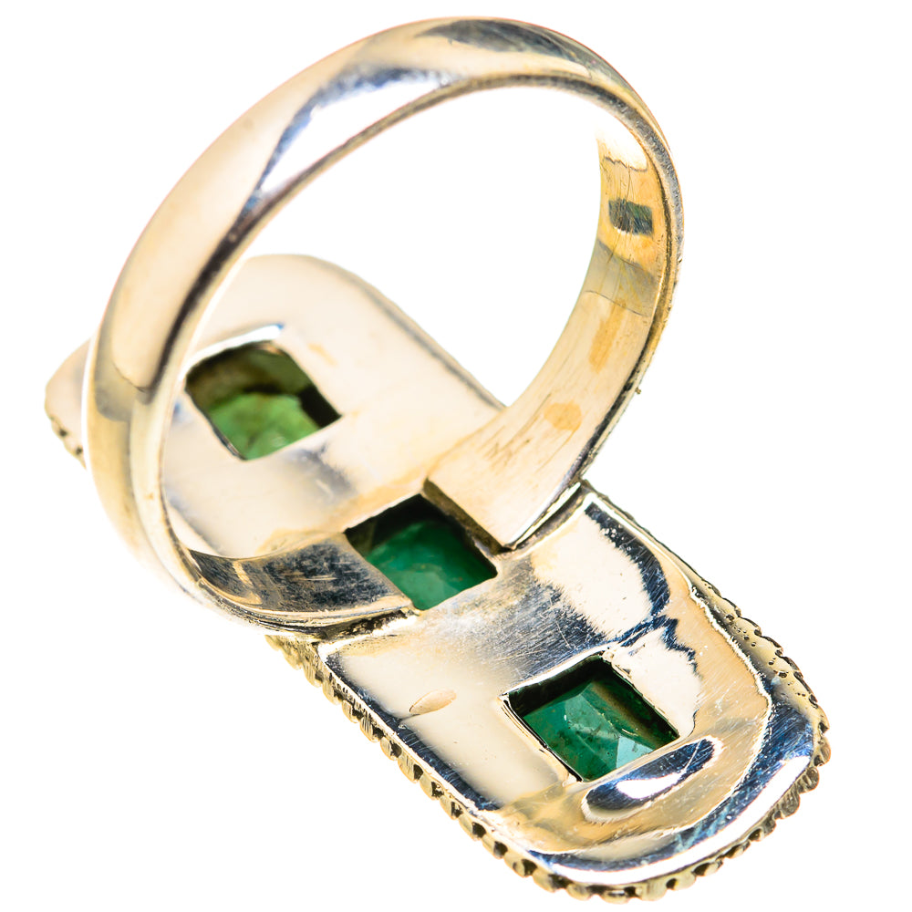 Zambian Emerald Rings handcrafted by Anasilvercos - RING127332 - Photo 3