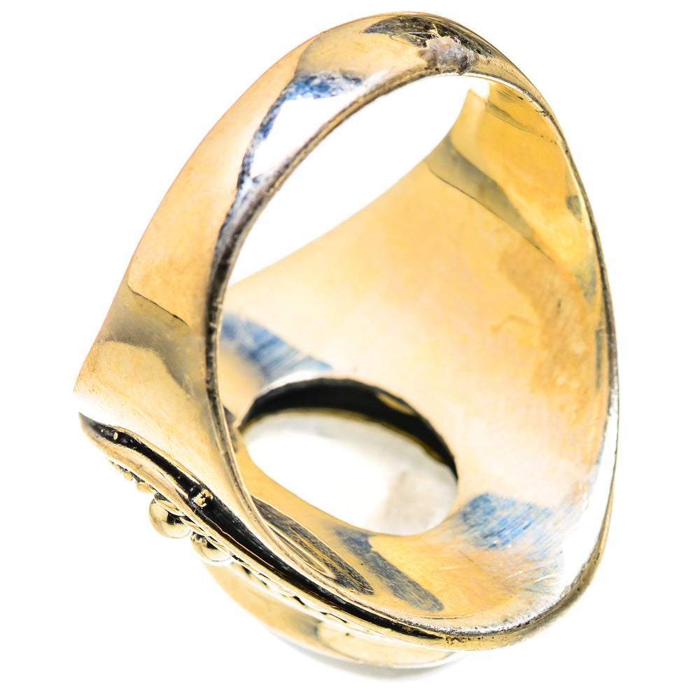 Rainbow Moonstone Rings handcrafted by Anasilvercos - RING127348 - Photo 3