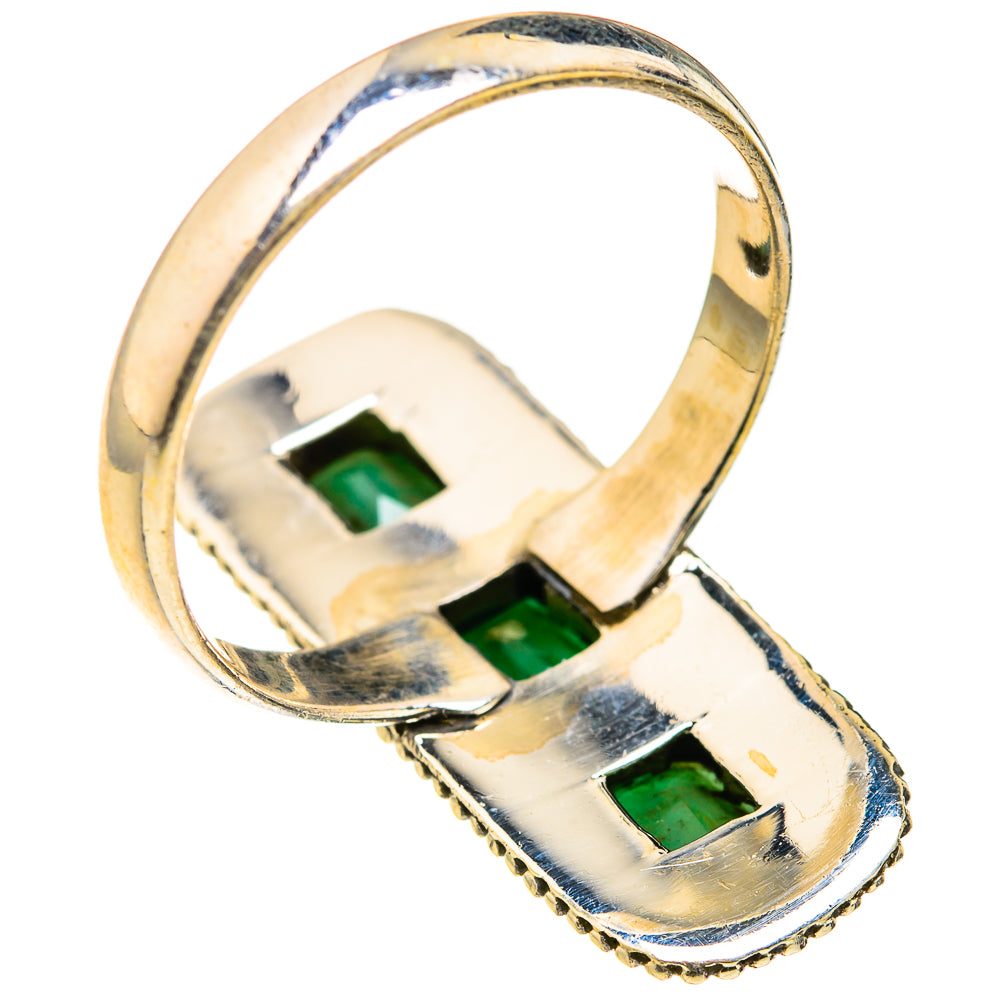 Zambian Emerald Rings handcrafted by Anasilvercos - RING127367 - Photo 3