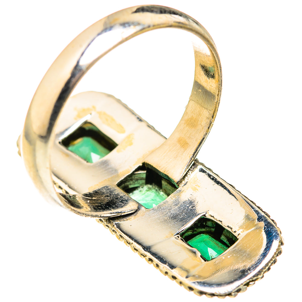 Zambian Emerald Rings handcrafted by Anasilvercos - RING127379 - Photo 3