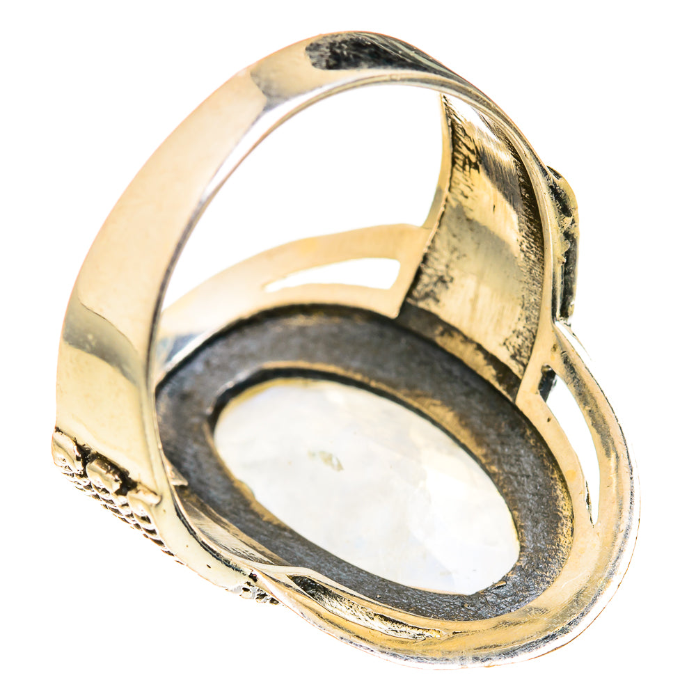 Rainbow Moonstone Rings handcrafted by Anasilvercos - RING127381 - Photo 3