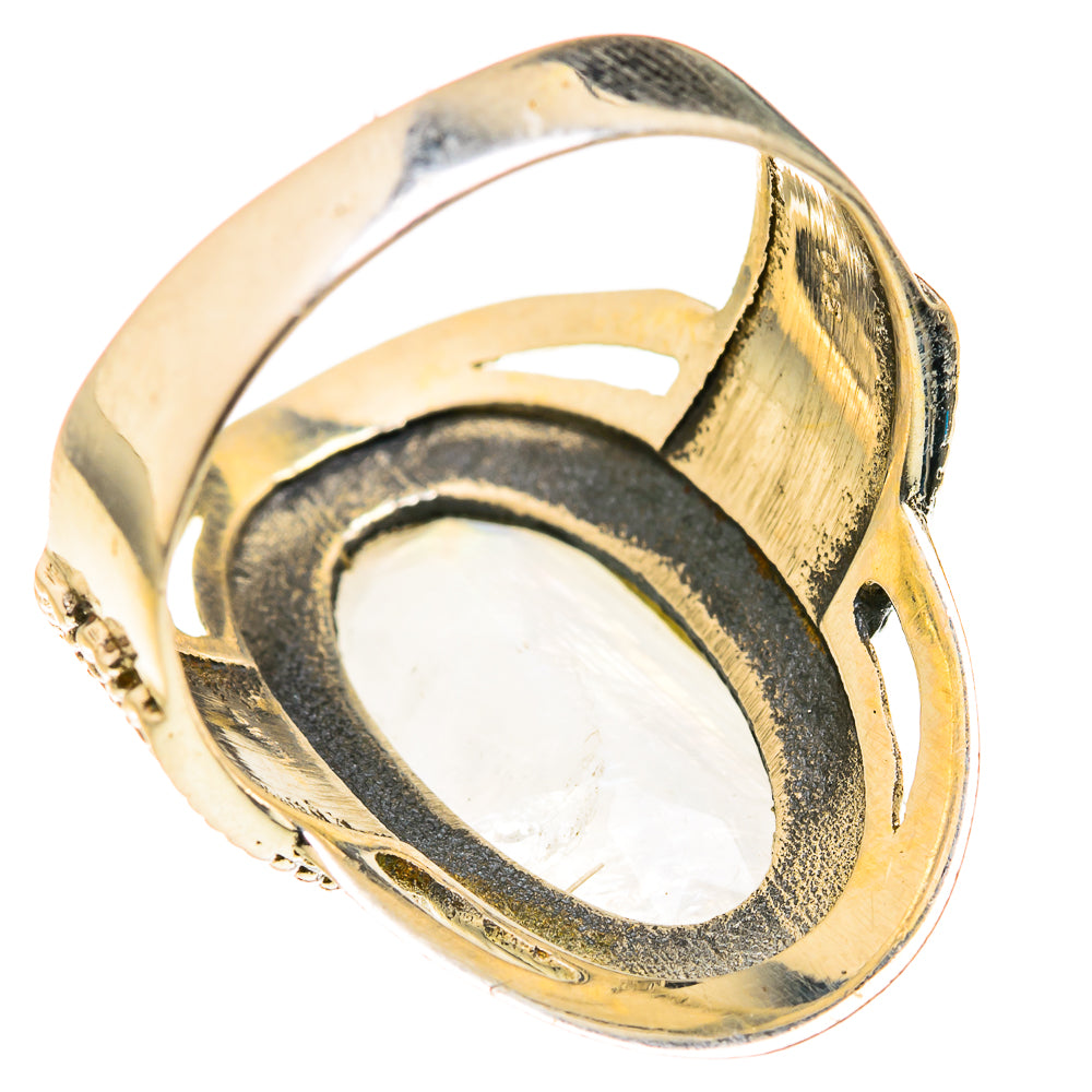 Rainbow Moonstone Rings handcrafted by Anasilvercos - RING127394 - Photo 3
