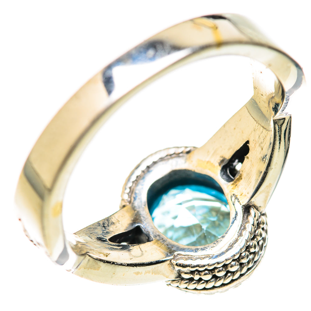 Blue Topaz Rings handcrafted by Anasilvercos - RING127607 - Photo 3