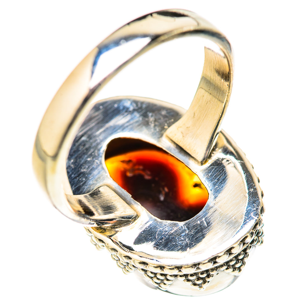 Mexican Fire Agate Rings handcrafted by Anasilvercos - RING127613 - Photo 3