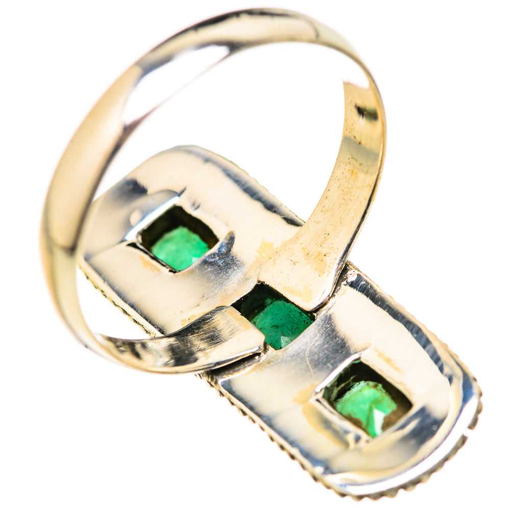 Zambian Emerald Rings handcrafted by Anasilvercos - RING127636 - Photo 3