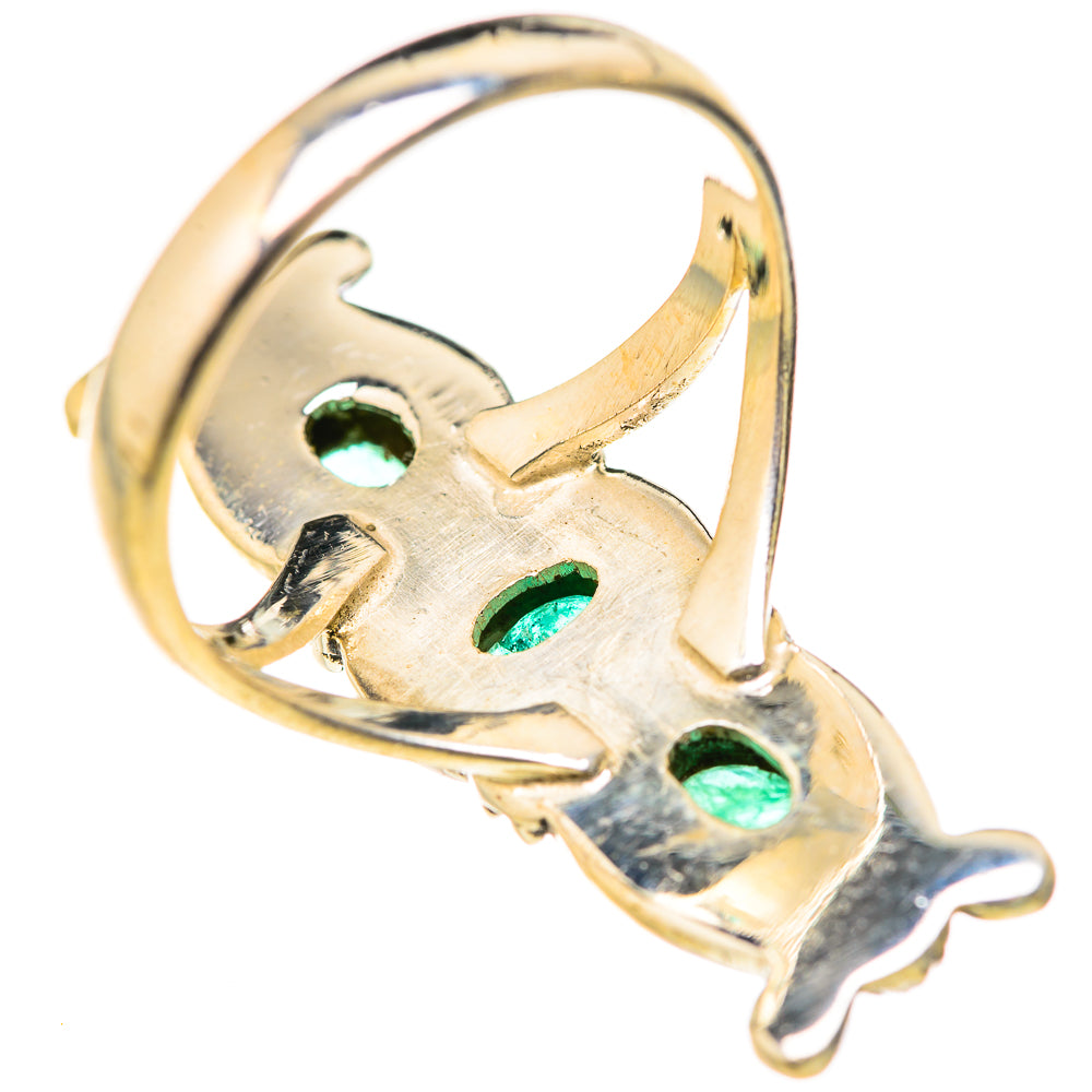 Zambian Emerald Rings handcrafted by Anasilvercos - RING127639 - Photo 3