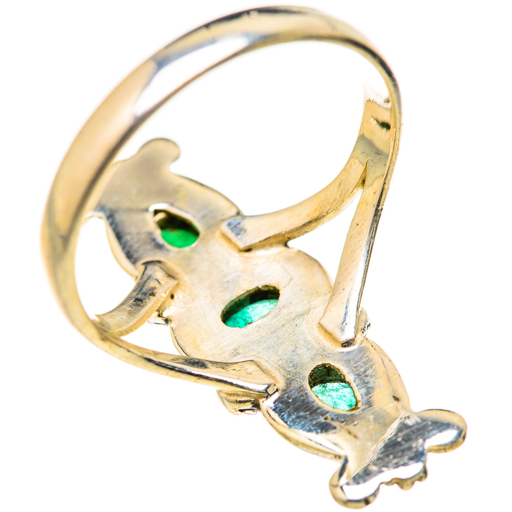 Zambian Emerald Rings handcrafted by Anasilvercos - RING127710 - Photo 3
