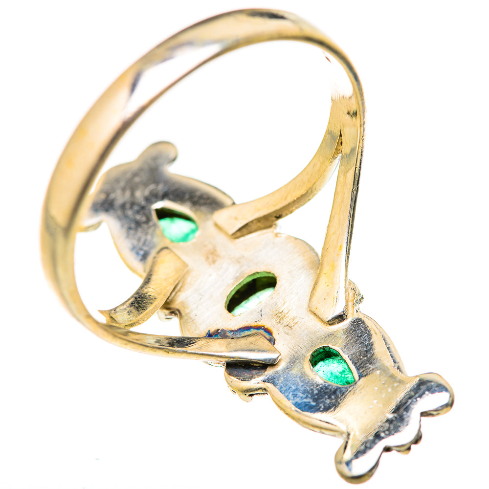 Zambian Emerald Rings handcrafted by Anasilvercos - RING127752 - Photo 3