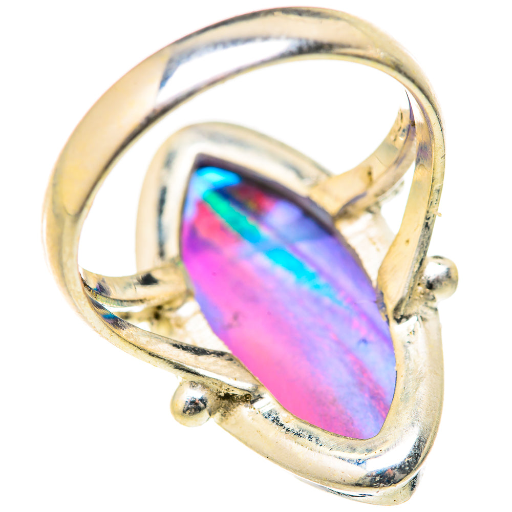 Ethiopian Opal Rings handcrafted by Anasilvercos - RING127758 - Photo 3