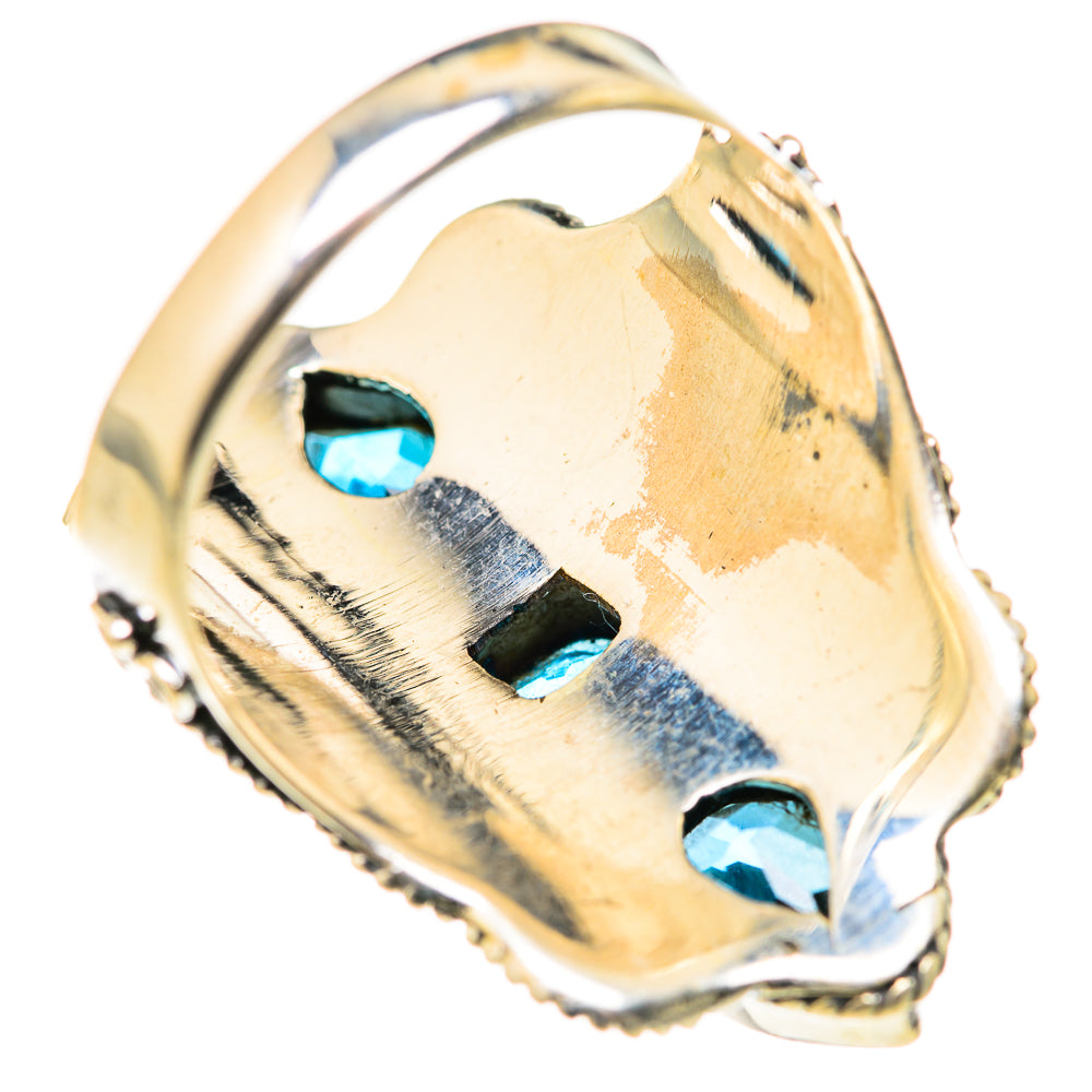 Blue Topaz Rings handcrafted by Anasilvercos - RING127798 - Photo 3