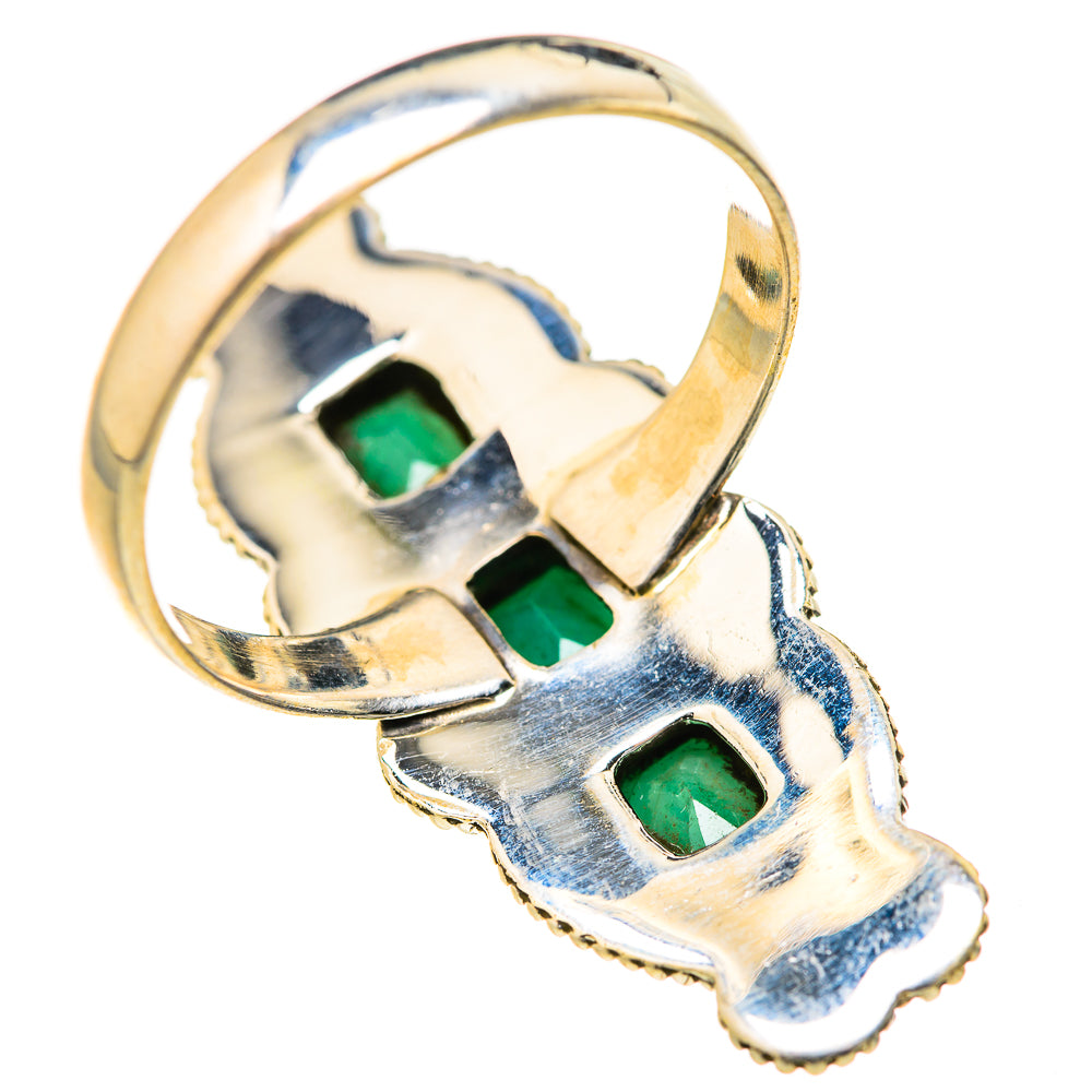 Zambian Emerald Rings handcrafted by Anasilvercos - RING127806 - Photo 3