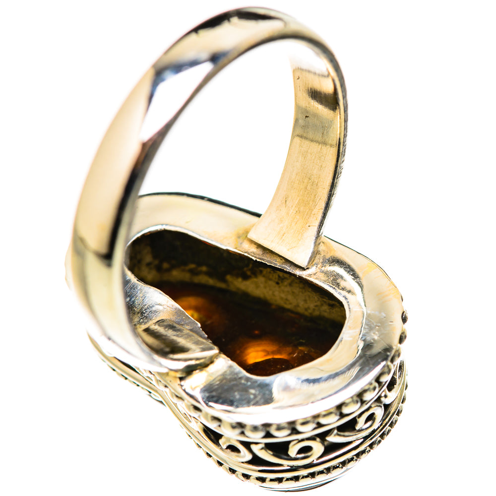 Mexican Fire Agate Rings handcrafted by Anasilvercos - RING127817 - Photo 3
