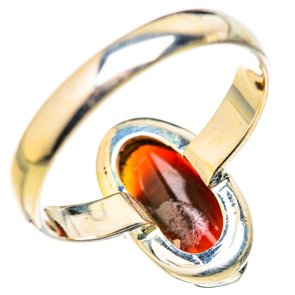 Mexican Fire Agate Rings handcrafted by Anasilvercos - RING127818 - Photo 3