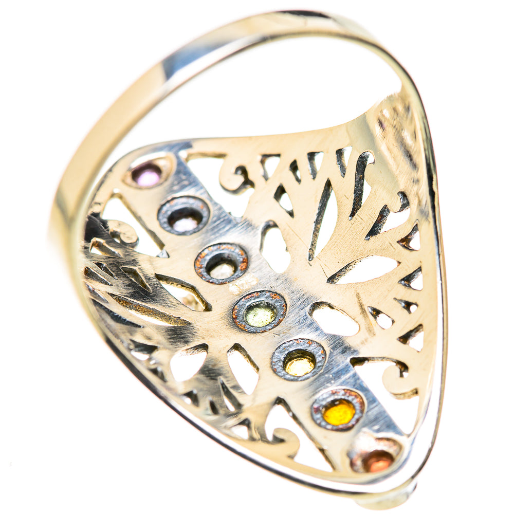Multi-Stone Chakra Rings handcrafted by Anasilvercos - RING127829 - Photo 3